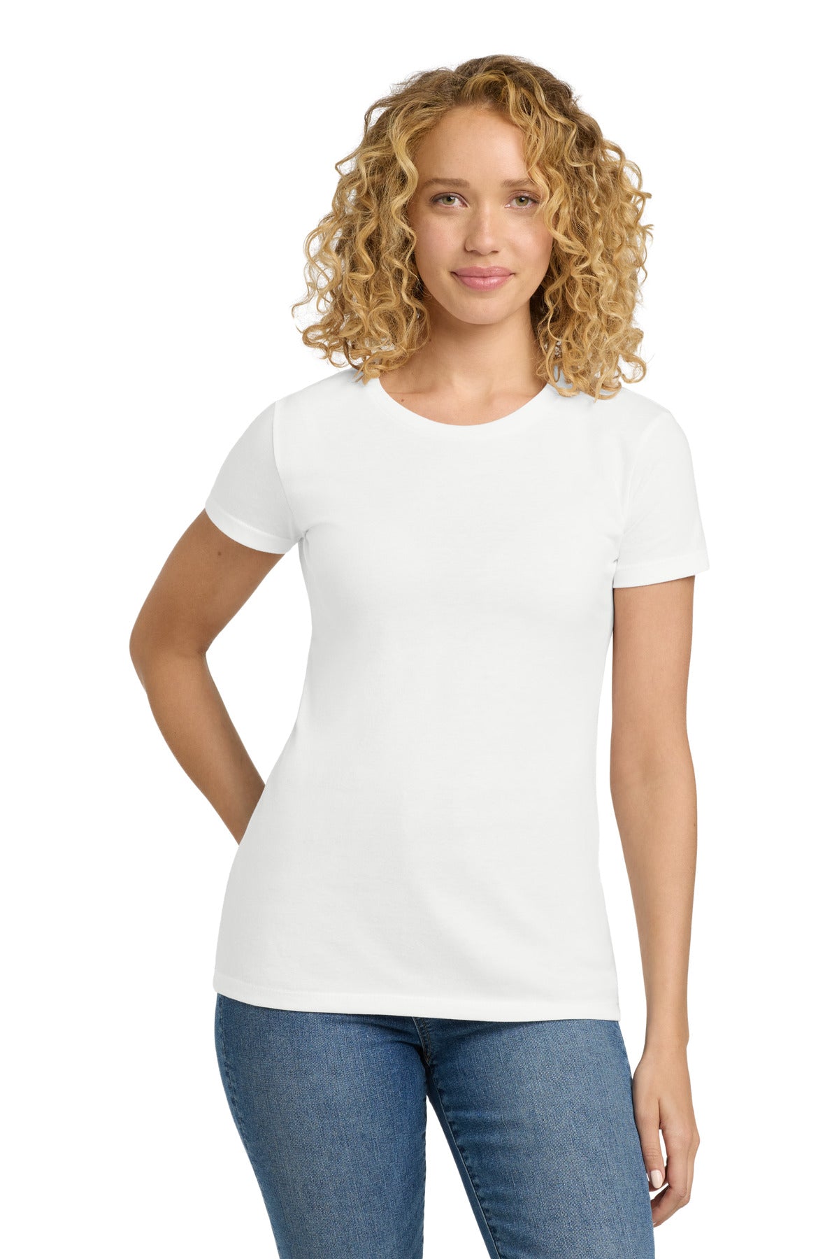 Next Level Apparel? Women's CVC Tee. NL6610