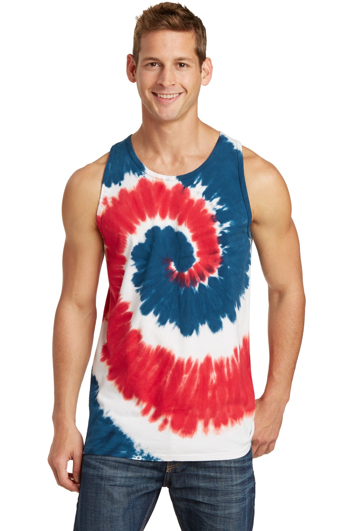 Port & Company? Tie-Dye Tank Top. PC147TT