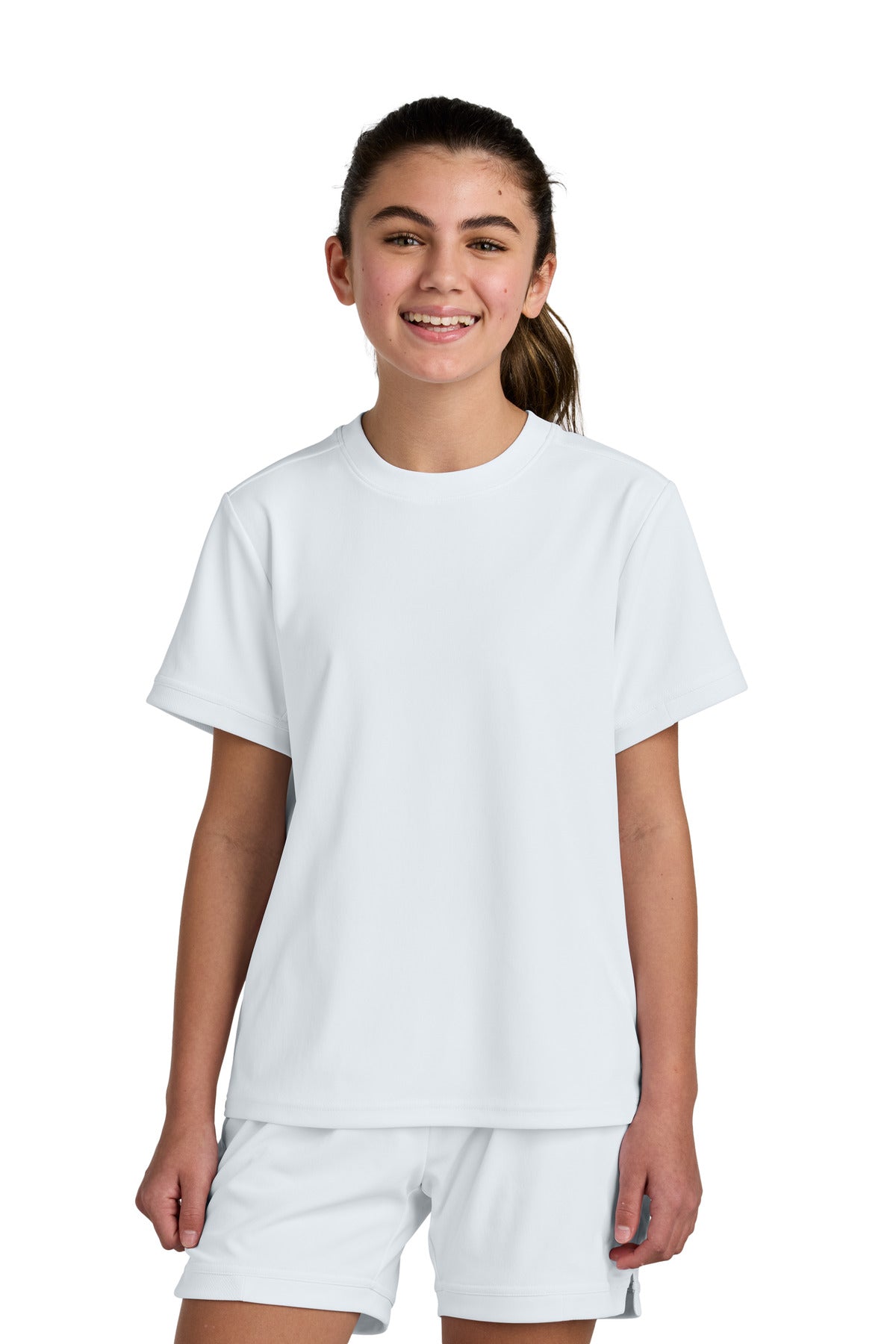 Sport-Tek? Youth Club Short Sleeve Crew YST440