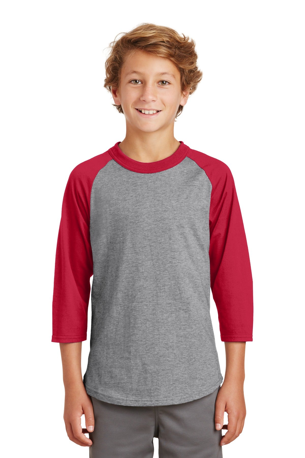 Sport-Tek? Youth Colorblock Raglan Jersey. YT200