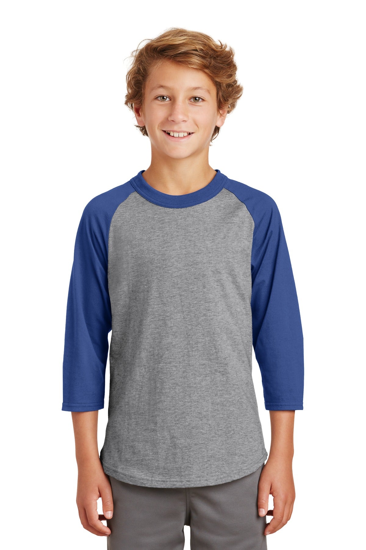 Sport-Tek? Youth Colorblock Raglan Jersey. YT200