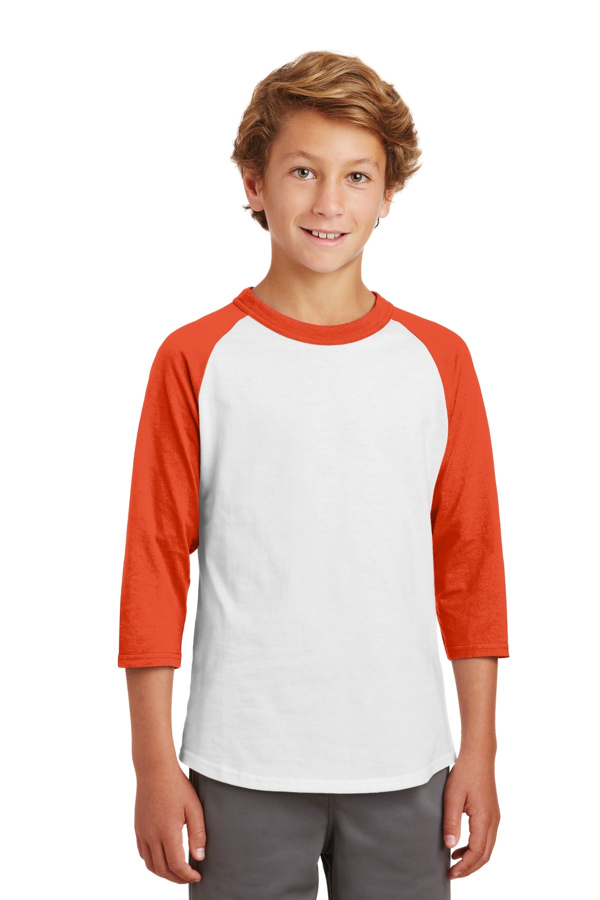 Sport-Tek? Youth Colorblock Raglan Jersey. YT200