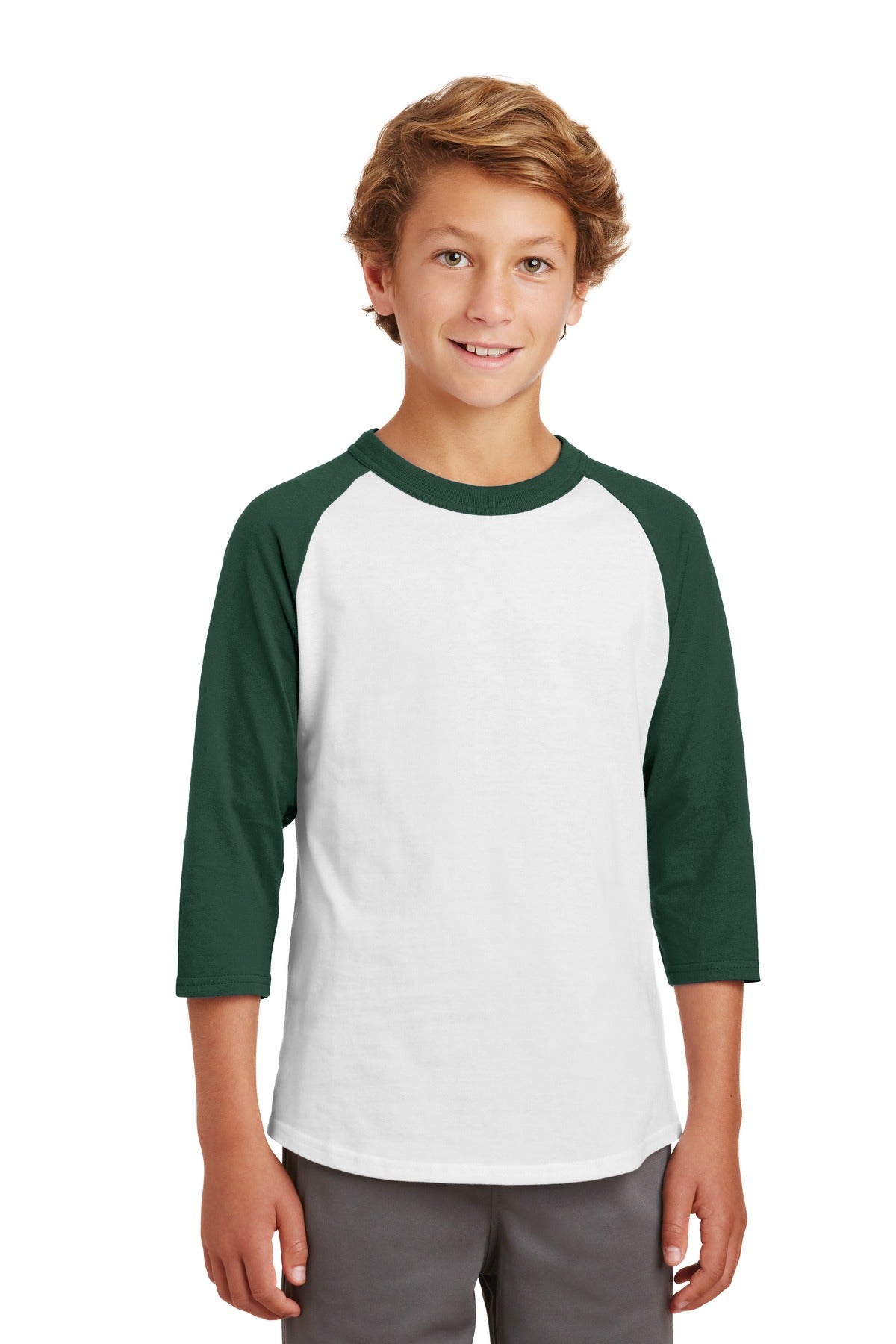 Sport-Tek? Youth Colorblock Raglan Jersey. YT200
