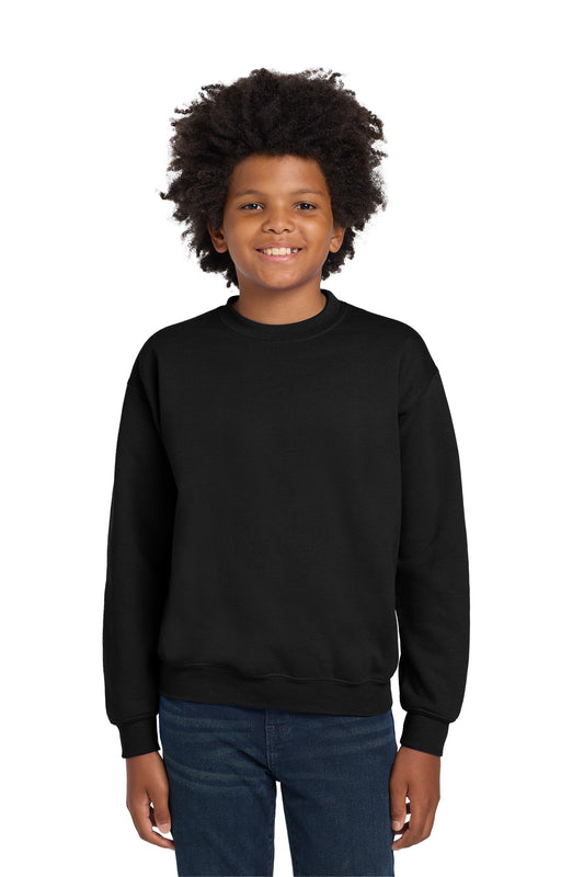 Gildan? Youth Heavy Blend? Crewneck Sweatshirt.  18000B