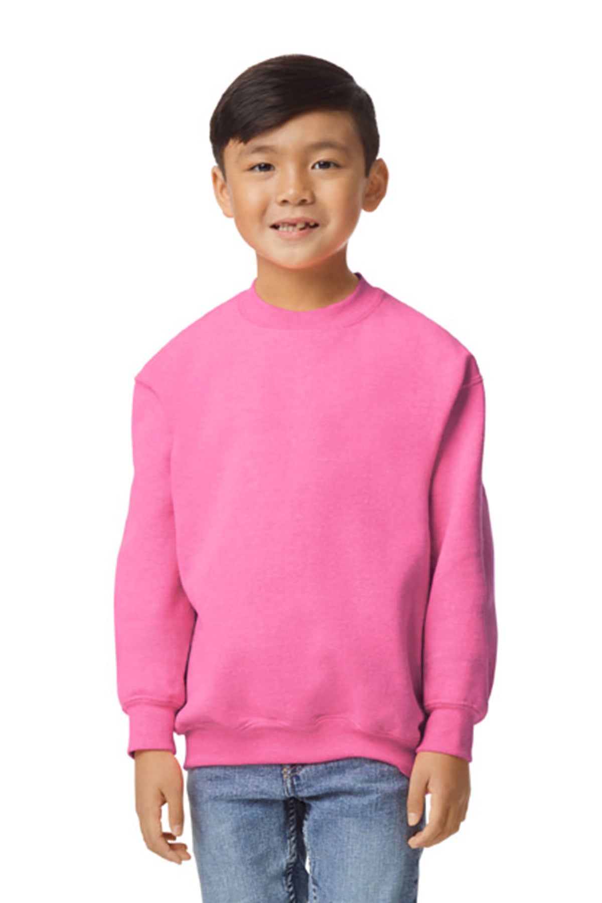 Gildan? Youth Heavy Blend? Crewneck Sweatshirt.  18000B