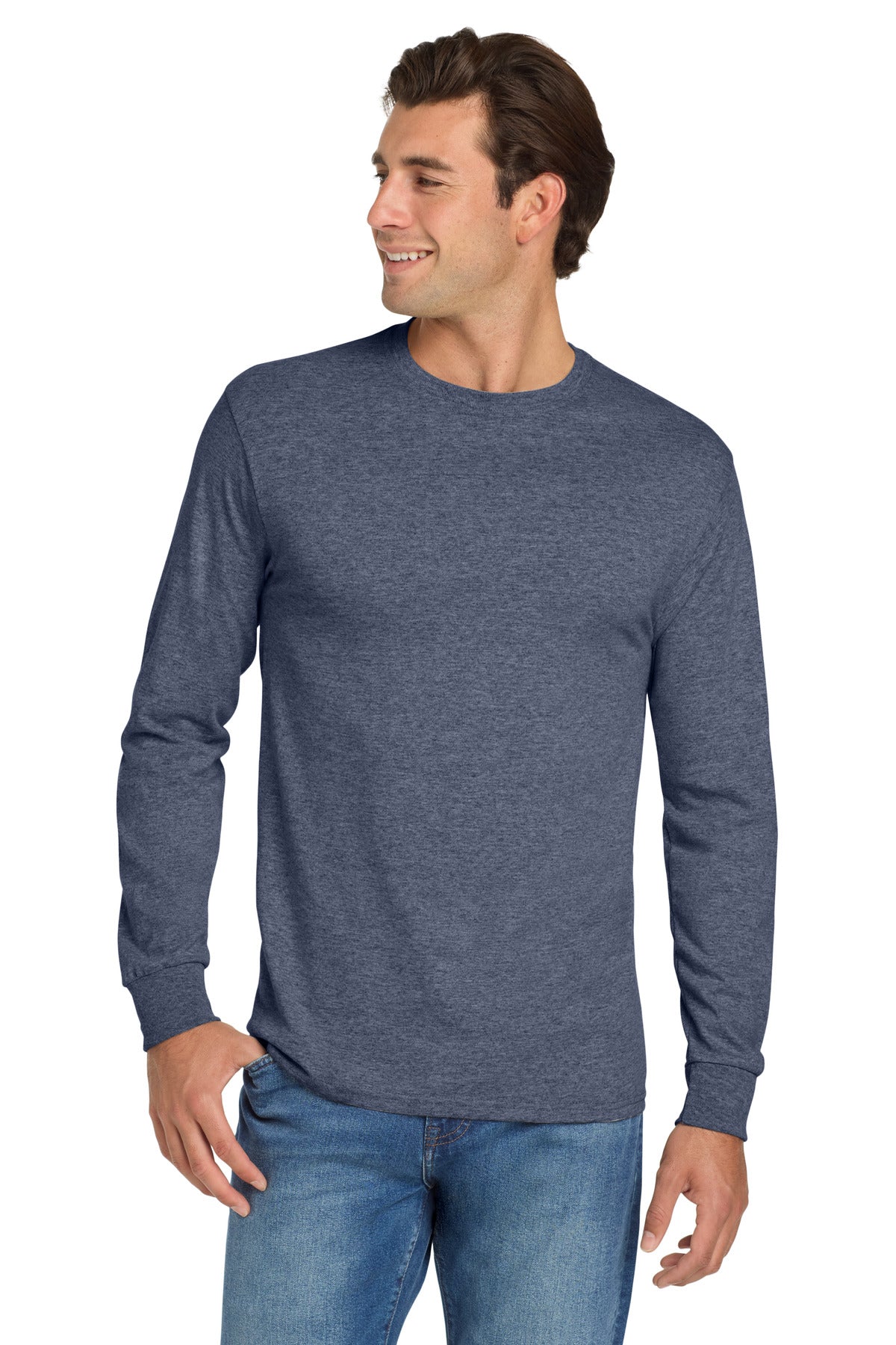 Jerzees? - Dri-Power? 50/50 Cotton/Poly Long Sleeve T-Shirt.  29LS