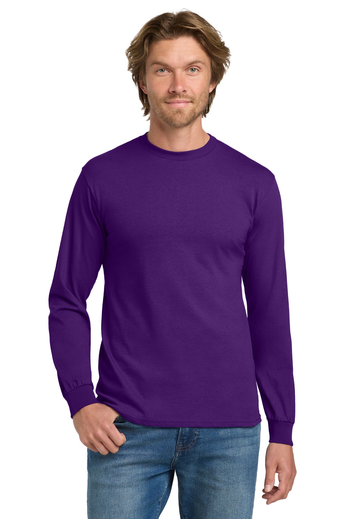 Gildan? - Heavy Cotton? 100% Cotton Long Sleeve T-Shirt.  5400