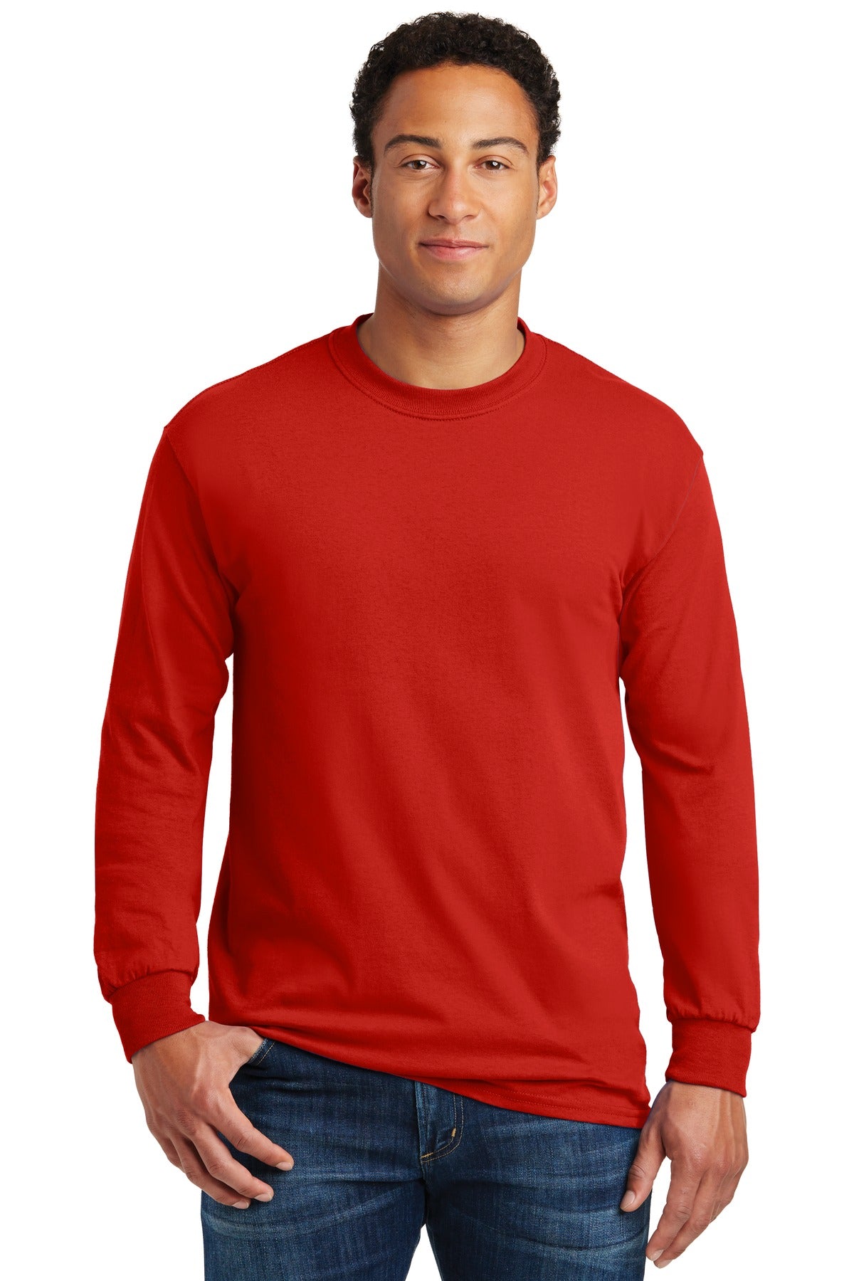 Gildan? - Heavy Cotton? 100% Cotton Long Sleeve T-Shirt.  5400
