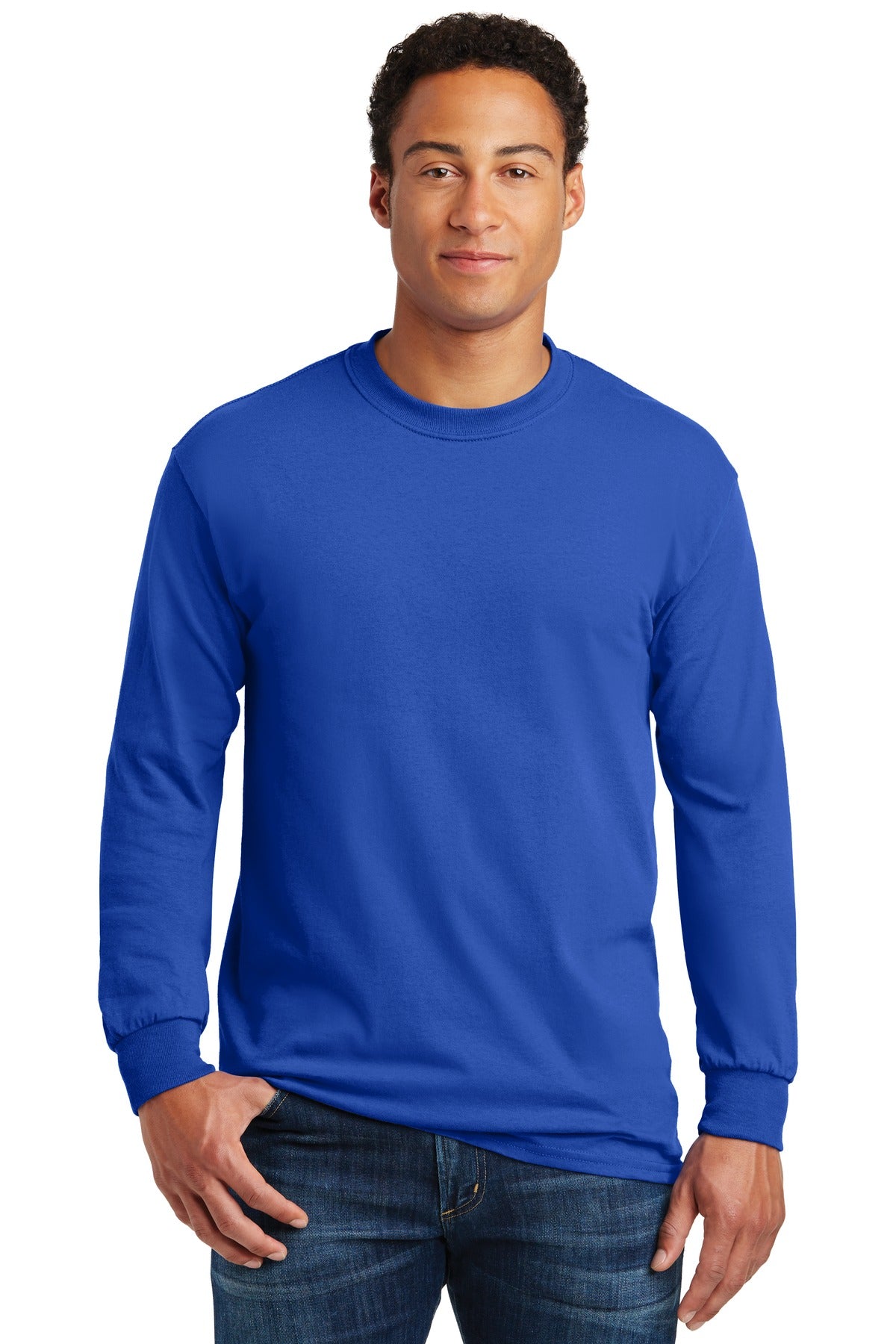 Gildan? - Heavy Cotton? 100% Cotton Long Sleeve T-Shirt.  5400
