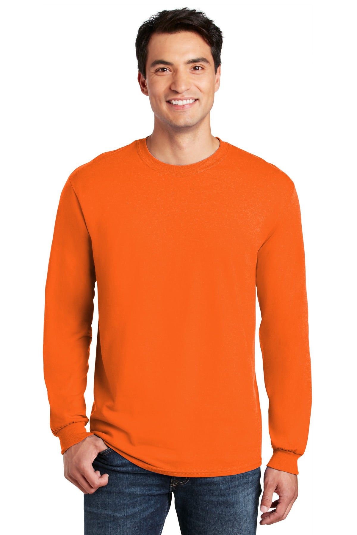 Gildan? - Heavy Cotton? 100% Cotton Long Sleeve T-Shirt.  5400
