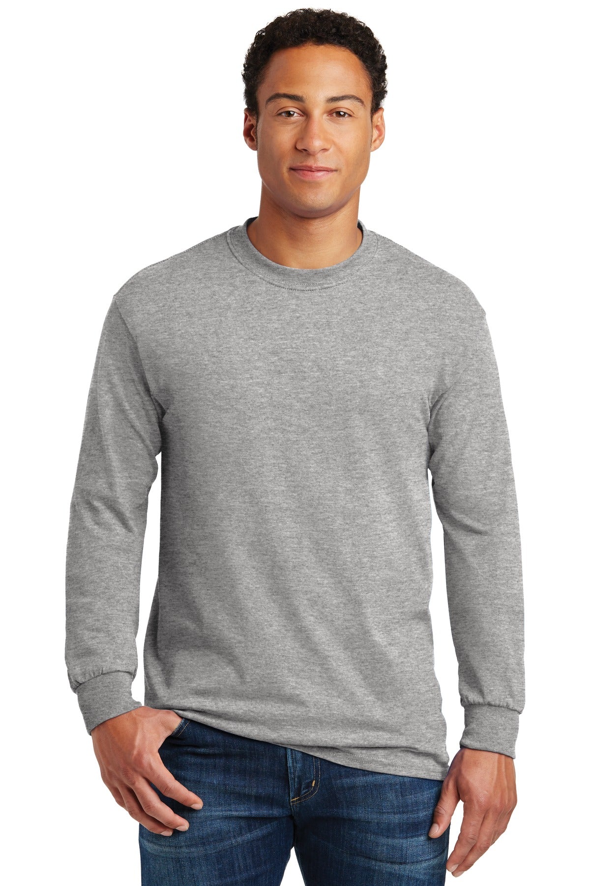 Gildan? - Heavy Cotton? 100% Cotton Long Sleeve T-Shirt.  5400