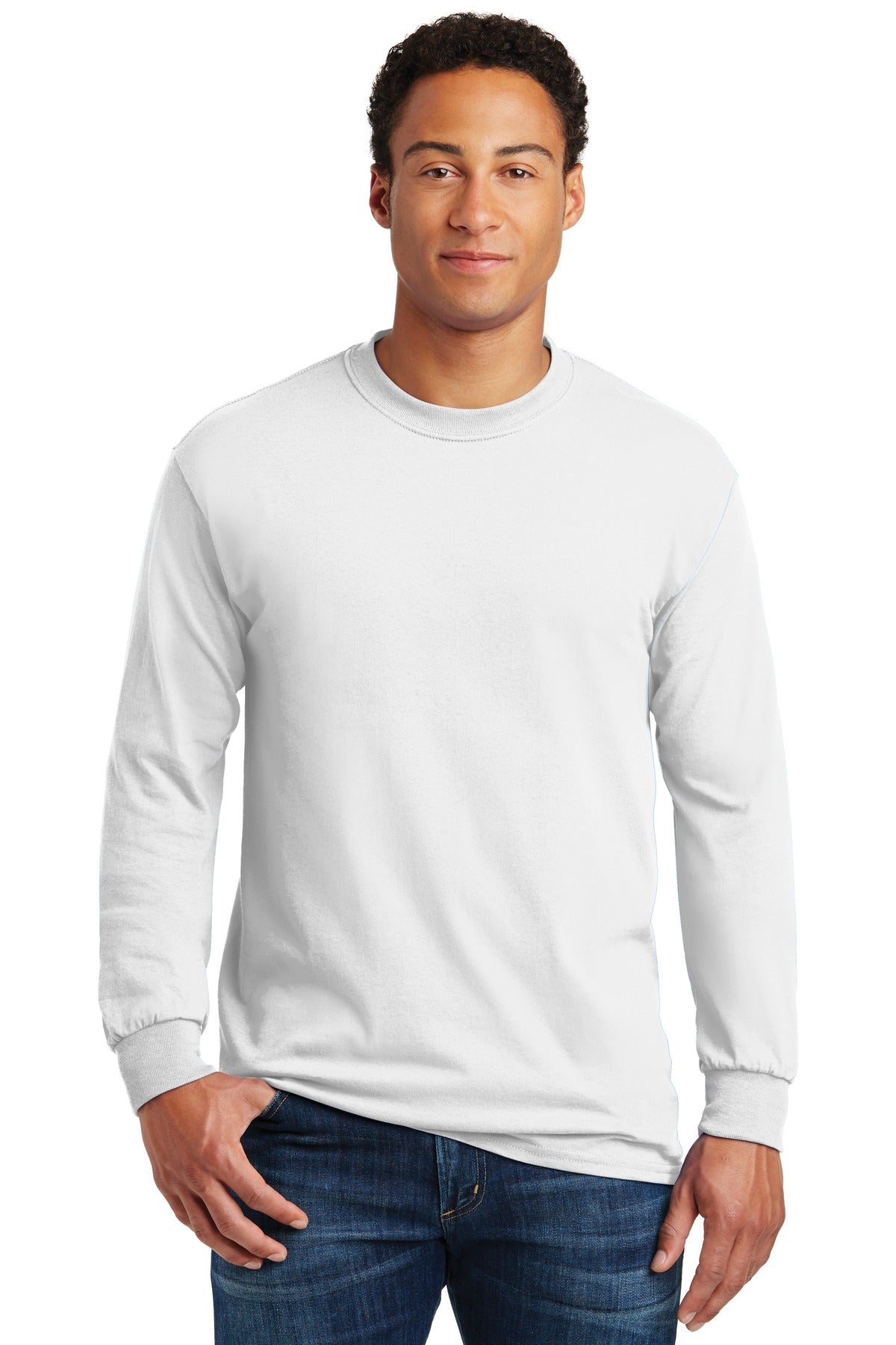 Gildan? - Heavy Cotton? 100% Cotton Long Sleeve T-Shirt.  5400