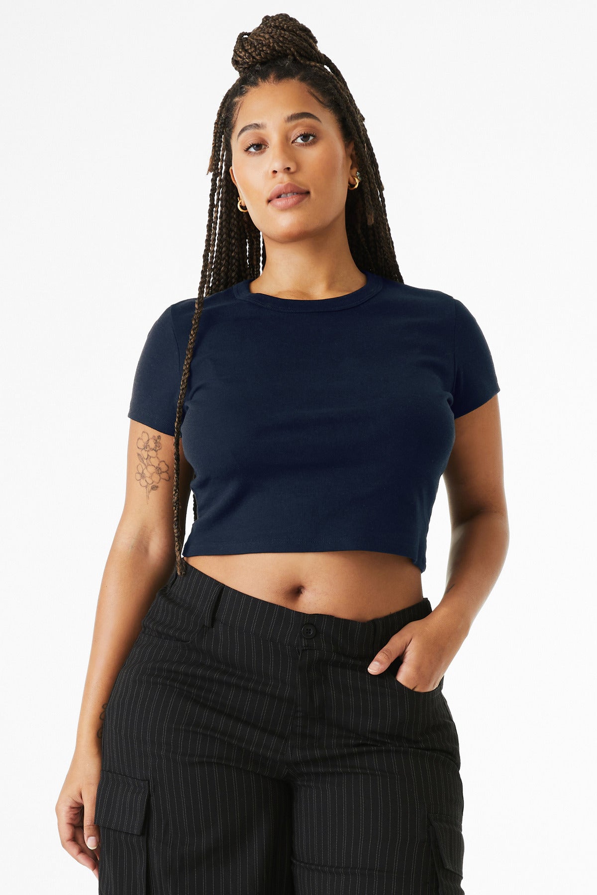 BELLA+CANVAS? Women's Micro Rib Baby Tee BC1010