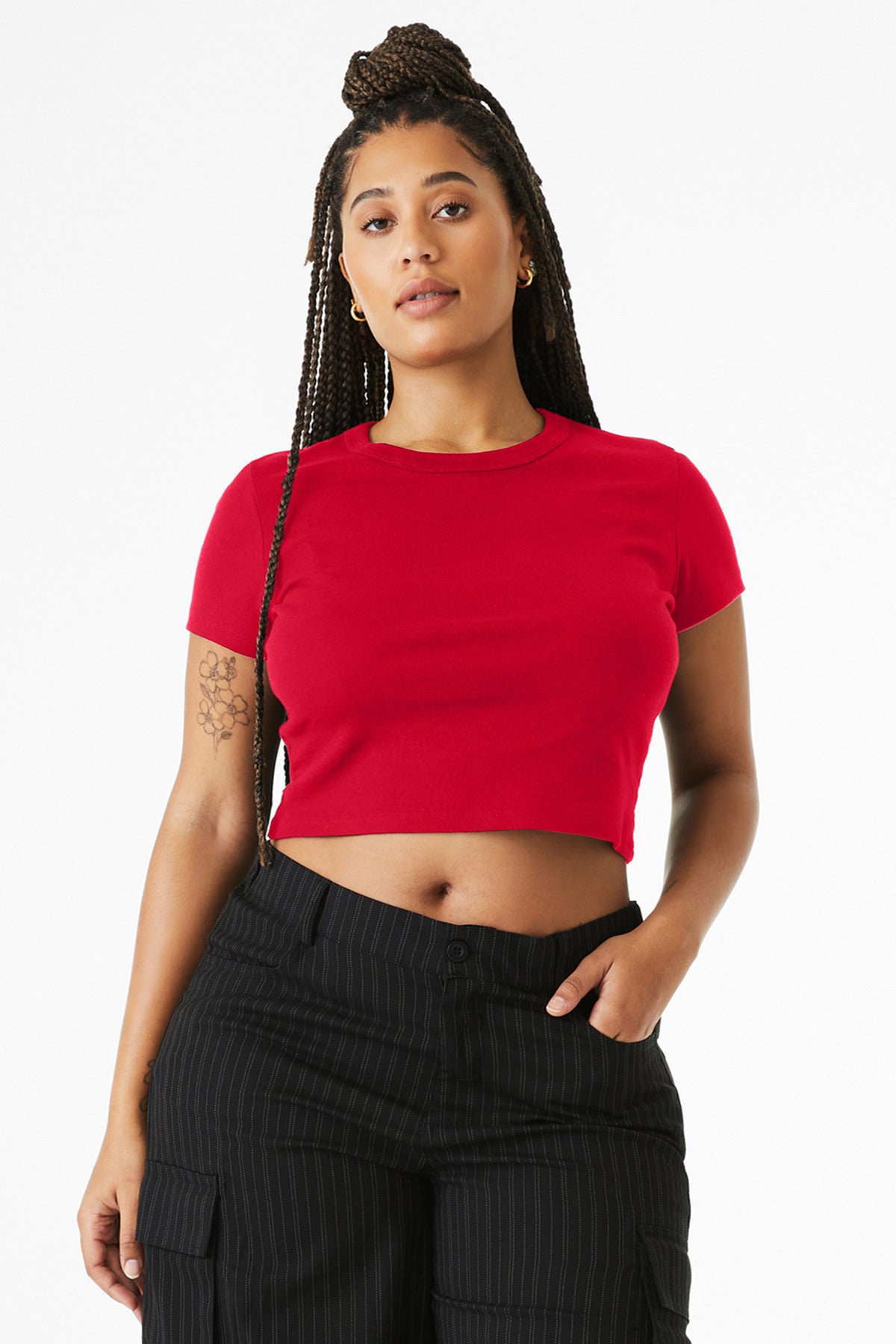 BELLA+CANVAS? Women's Micro Rib Baby Tee BC1010