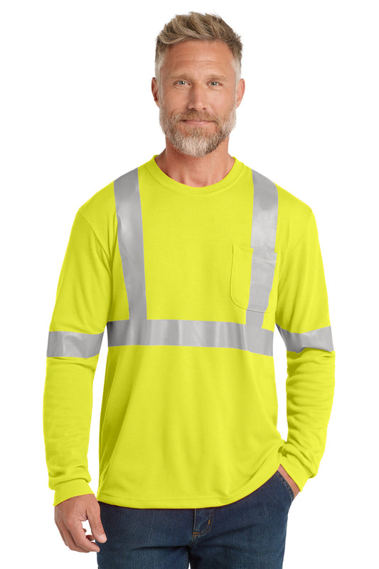 CornerStone? ANSI 107 Class 2 Long Sleeve Safety T-Shirt. CS401LS