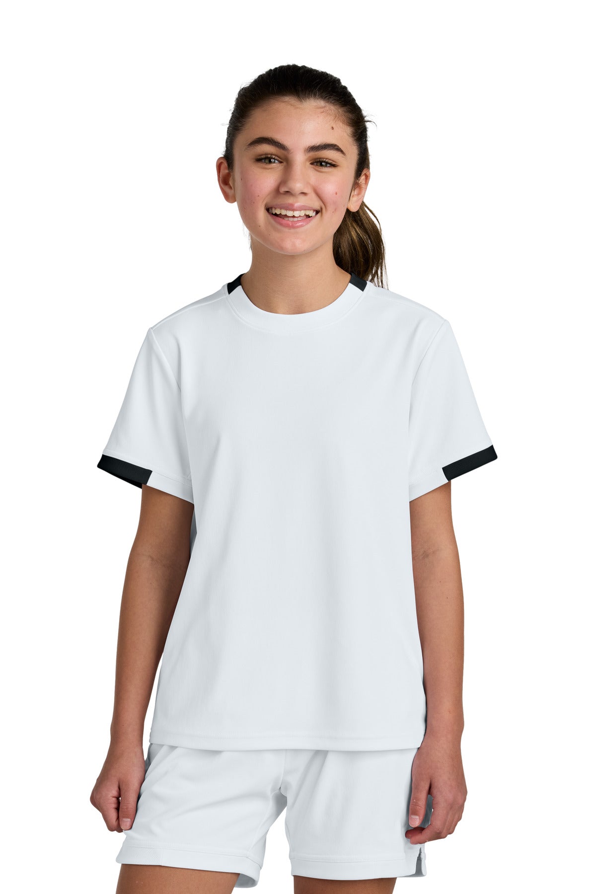 Sport-Tek? Youth Club Short Sleeve Crew YST440